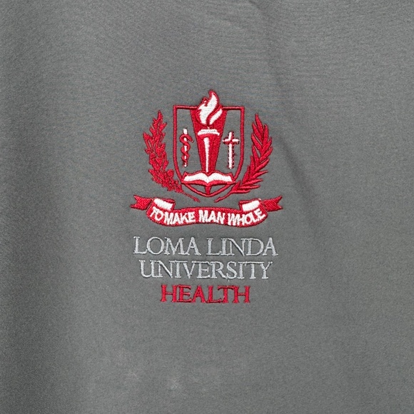 Port Authority Loma Linda University Health Mens Gray Soft Shell Zip Jacket 2XL - Picture 5 of 16